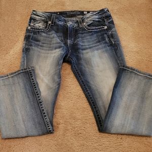 Miss Me Low Rise Boot Leg Jeans